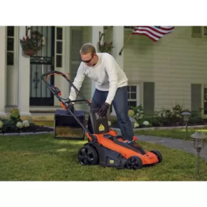 BLACK+DECKER 20 in. 40V MAX Lithium-Ion Cordless Walk Behind Push Lawn Mower with (2) 2.5Ah Batteries and Charger Included