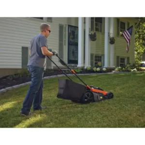 BLACK+DECKER 20 in. 40V MAX Lithium-Ion Cordless Walk Behind Push Lawn Mower with (2) 2.5Ah Batteries and Charger Included