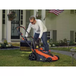 BLACK+DECKER 20 in. 40V MAX Lithium-Ion Cordless Walk Behind Push Lawn Mower with (2) 2.5Ah Batteries & (1) 2.0Ah Battery & Charger