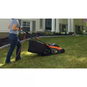 BLACK+DECKER 20 in. 13-Amp Corded Electric Walk Behind Push Lawn Mower