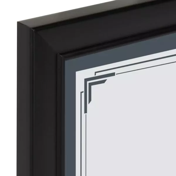 DesignOvation Cornell 8.5 in. x 11 in. Black Picture Frame (Set of 4)