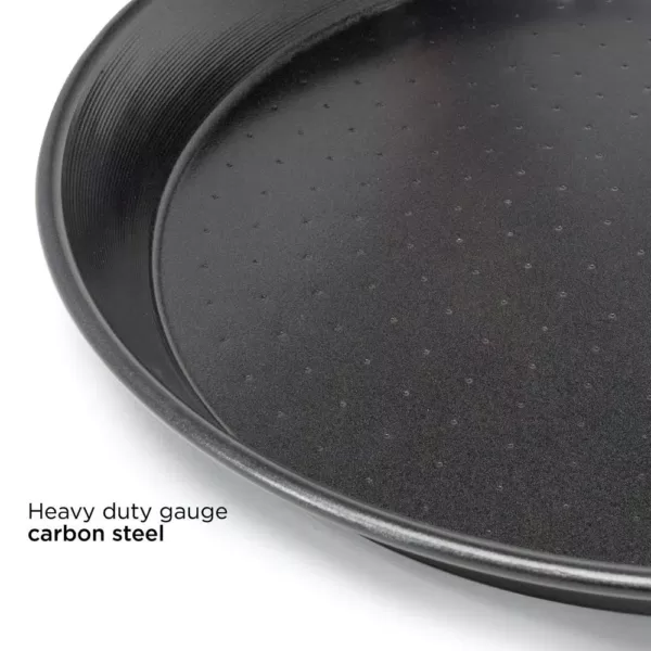 Ecolution Sol 20 in. Steel Nonstick Grill Pan in Black