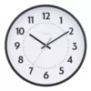 Equity by La Crosse 14 in. Commercial Black Analog Wall Clock