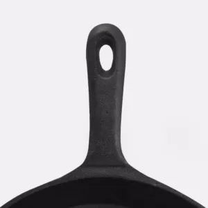 ExcelSteel 7 in. Cast Iron Skillet in Black