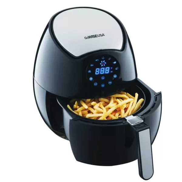 GoWISE USA 3.7 Qt. Digital Touchscreen Air Fryer with Recipe Book