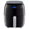 GoWISE USA 5 Qt. Black Air Fryer with Duo Touchscreen Display