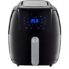 GoWISE USA 8-in-1 5.0 Qt. Black Electric Air Fryer with Recipe Book