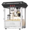 Great Northern Black Lincoln Countertop Popcorn Machine- Popper Makes 3 Gallons- 8-Ounce Kettle, Old Maids Drawer, Warming Tray & Scoop