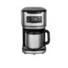 Hamilton Beach 12-Cup Black Programmable Front-Fill Coffee Maker with Thermal Carafe