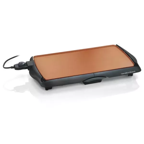 Hamilton Beach 200 sq in. Black Durathon Ceramic Griddle