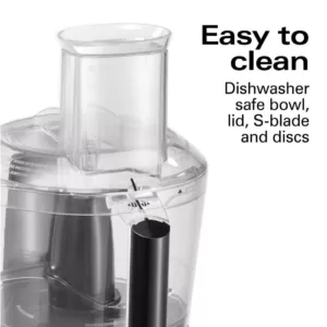 Hamilton Beach Chef Prep 10-Cup 3-Speed Black Food Processor