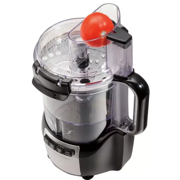 Hamilton Beach Stack and Snap 10-Cup 3-Speed Black Food Processor