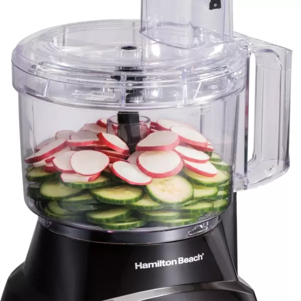 Hamilton Beach 8-Cup 2-Speed Black Food Processor and Vegetable Chopper