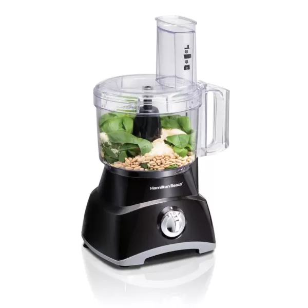 Hamilton Beach 8-Cup 2-Speed Black Food Processor and Vegetable Chopper