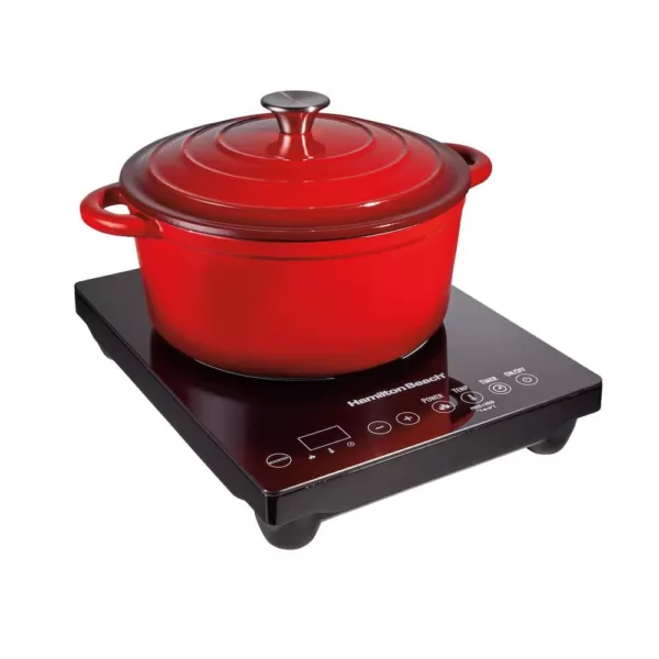 Hamilton Beach Single Burner 10 in. Black Induction Cooktop