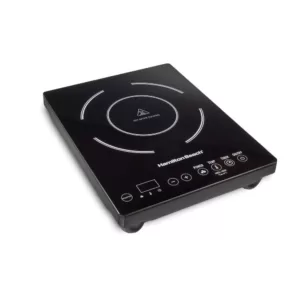 Hamilton Beach Single Burner 10 in. Black Induction Cooktop