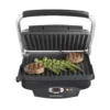 Hamilton Beach Steak Lover's 100 sq. in. Black Indoor Grill with Lid