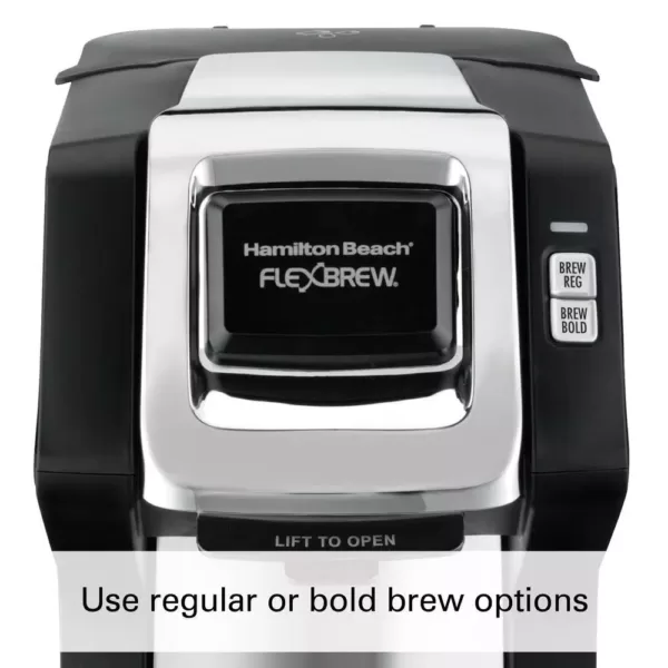 Hamilton Beach FlexBrew Black Single Serve Plus Coffee Maker