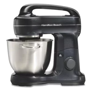 Hamilton Beach 4 Qt. 7-Speed Black Stand Mixer