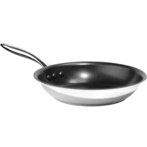 Ozeri Earth Pan ETERNA 10 in. Stainless Steel Nonstick Frying Pan in Black Interior