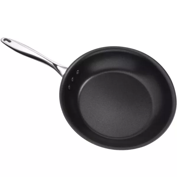 Ozeri Earth Pan ETERNA 10 in. Stainless Steel Nonstick Frying Pan in Black Interior