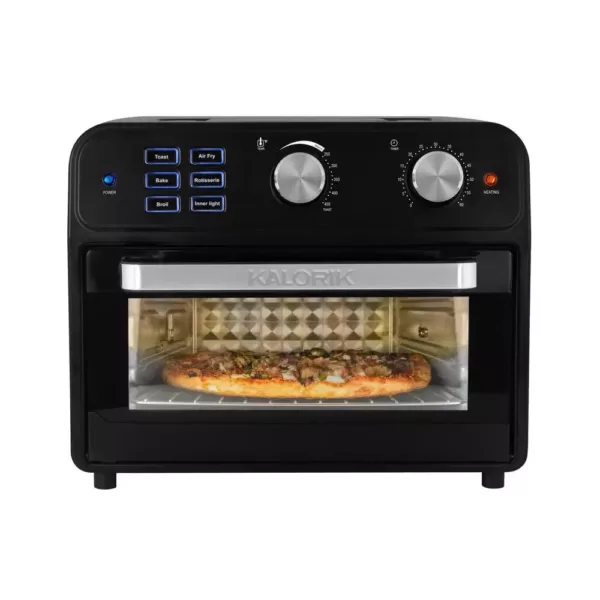 KALORIK 22 Qt. Black Digital Air Fryer Toaster Oven