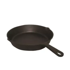 King Kooker Pre-seasoned 10 in. Cast Iron Skillet in Black