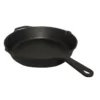 King Kooker Pre-seasoned 12 in. Cast Iron Skillet in Black