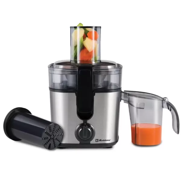 Koblenz Kitchen Magic Collection 50 oz. Black 2-Speed Juice Extractor