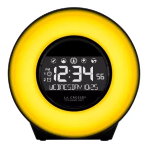 La Crosse Technology Color Mood Light Alarm Clock with Nature Sounds