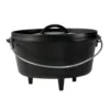 Lodge 5 Qt. Cast Iron Deep Dutch Oven with Lid and Bail Handle