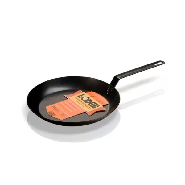 Lodge 12 in. Carbon Steel Skillet in Black