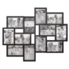 Lavish Home 12-Opening 4 in. x 6 in. Black Picture Frame Collage