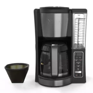 NINJA 12-Cup Programmable Black Drip Coffee Maker with Filter