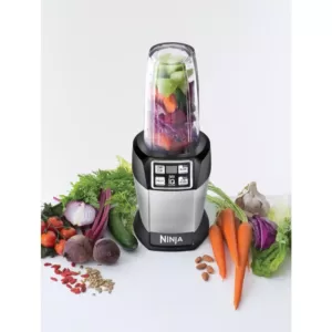 NINJA Nutri Auto iQ 24 oz. 3-Speed Black High Speed Single Serve Blender