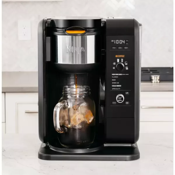 NINJA 6.25-Cup Hot and Cold Brew Programmable Black Drip Coffee Maker