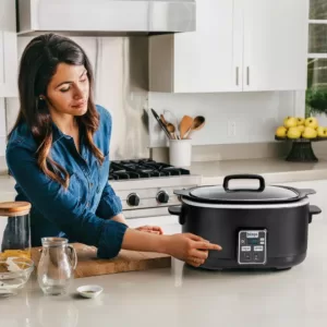 NINJA 6 Qt. Black Slow Cooker with Touchpad Controls and Keep Warm Setting