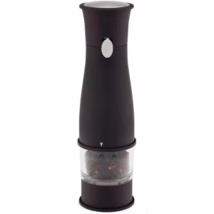 Ozeri Artesio Soft Touch Electric Pepper Mill and Grinder, BPA-Free