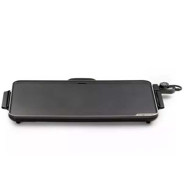 Presto SlimLine 286 sq. in. Black Electric Griddle with Temperature Sensor