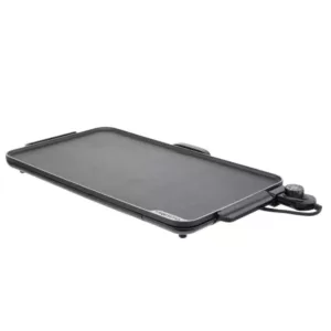 Presto SlimLine 286 sq. in. Black Electric Griddle with Temperature Sensor