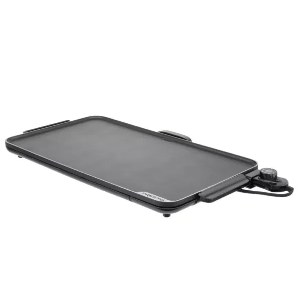 Presto SlimLine 286 sq. in. Black Electric Griddle with Temperature Sensor