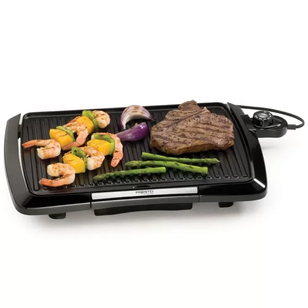 Presto 160 sq. in. Black Alumnium Cool Touch Indoor Grill