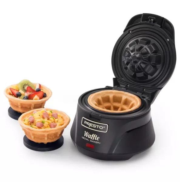 Presto Single Waffle Black Belgian Waffle Cone Maker