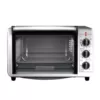 BLACK+DECKER 1500 W 6-Slice Black and Silver Convection Toaster Oven