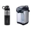 Brentwood Appliances 14-Cup Stainless Steel Instant Hot Water Dispenser and GeoJug 2.25-Cup Stainless Steel Vacuum-Insulated Water Bottle