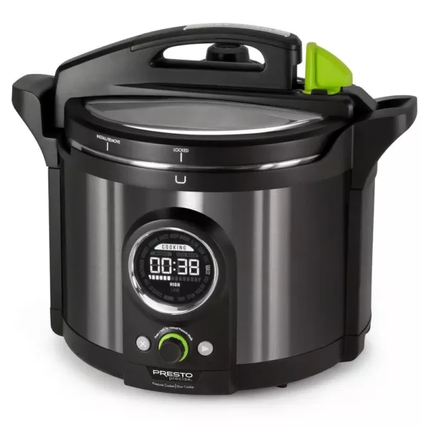 Presto 10 Qt. Black Stainless Electric Pressure Cooker