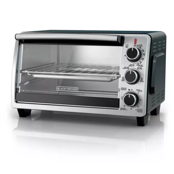 BLACK+DECKER 6-Slice in Black Toaster Oven