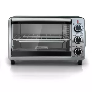 BLACK+DECKER 6-Slice in Black Toaster Oven