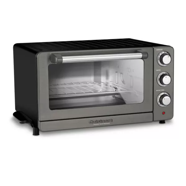 Cuisinart 1500 W 6-Slice Black Stainless Steel Convection Toaster Oven with Broiler