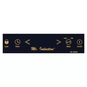 SPT 1650-Watts 8 in. Single Burner Induction Cooker (Gold/Black) with 3.5L Induction Ready Pot w/ Glass Lid